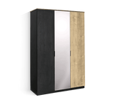 Cilek Black 3 Doors Wardrobe